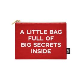 Canvas etui A little bag full of big secrets / Studio Inktvis